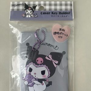 Sanrio Kuromi Cover Keychain Key Holder ID Card Holder Photo Card Holder